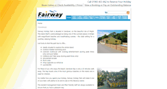 Desktop Screenshot of fairwayholidaypark.co.uk